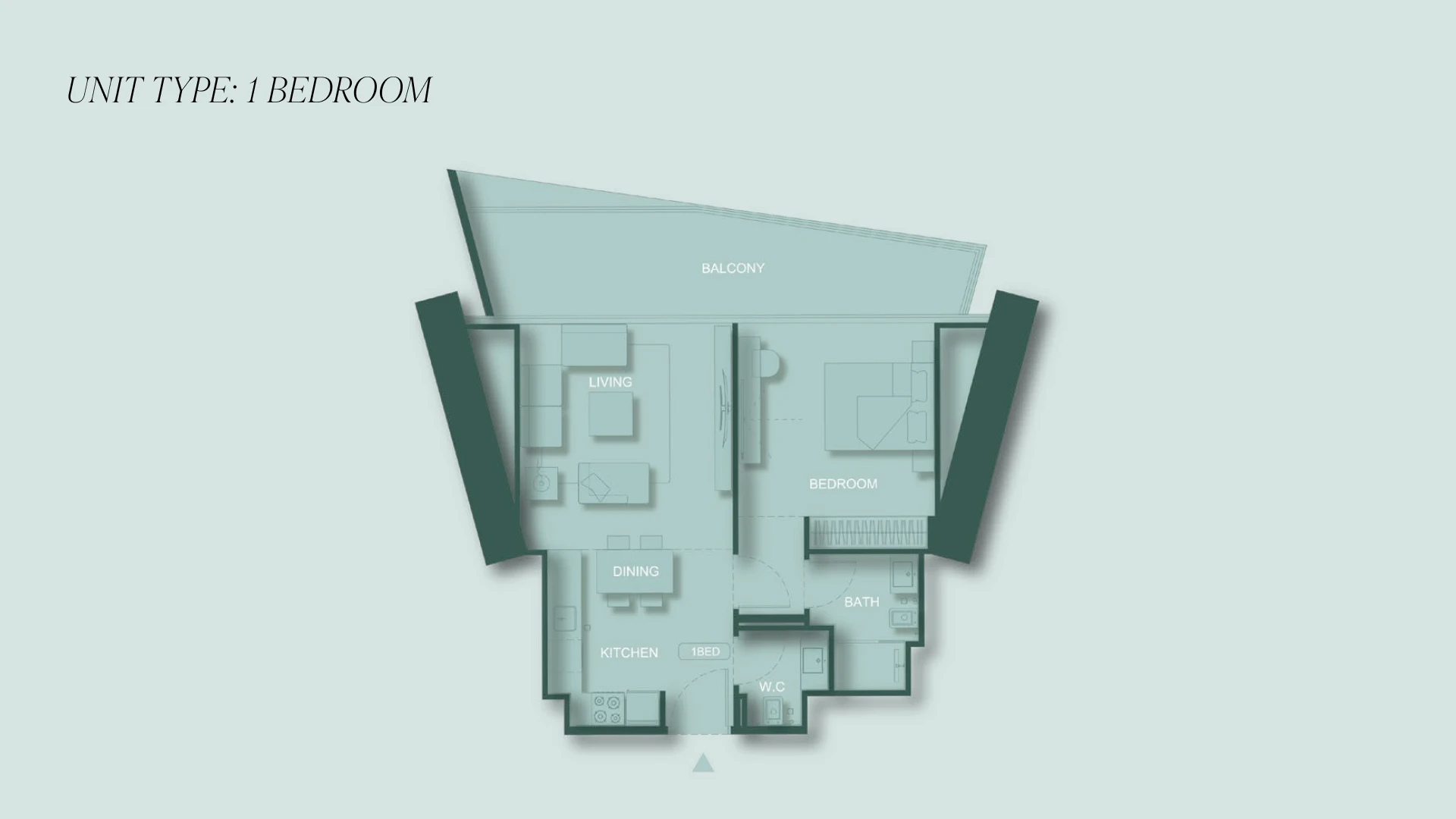 3BR Townhouse Floorplan