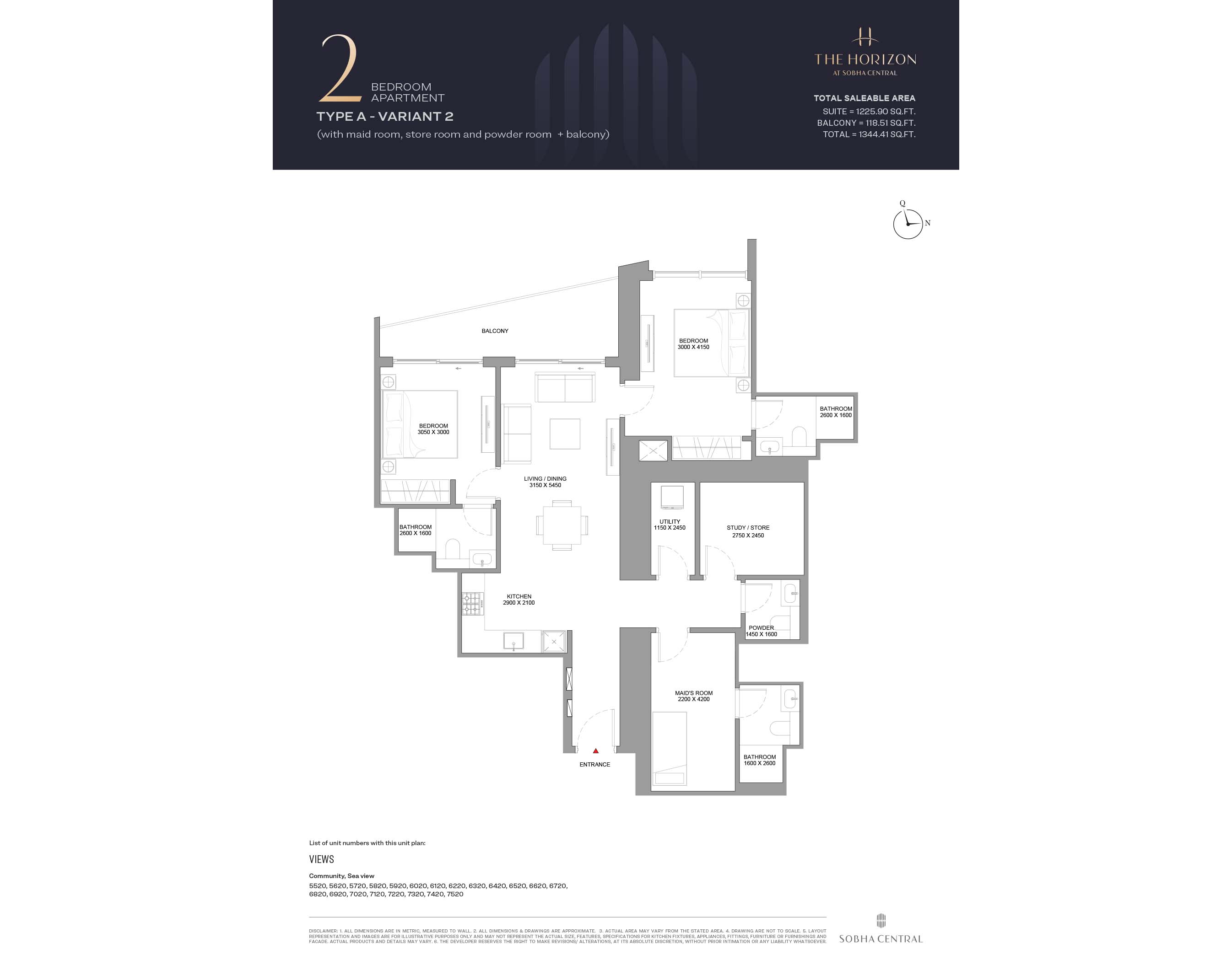 3BR Townhouse Floorplan