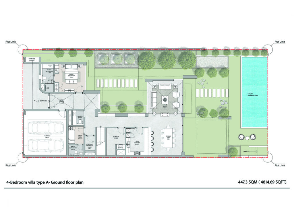 4BR Townhouse Floorplan