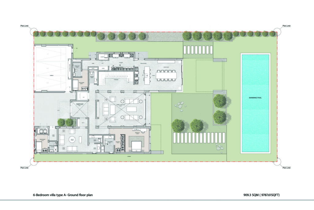 6BR Townhouse Floorplan